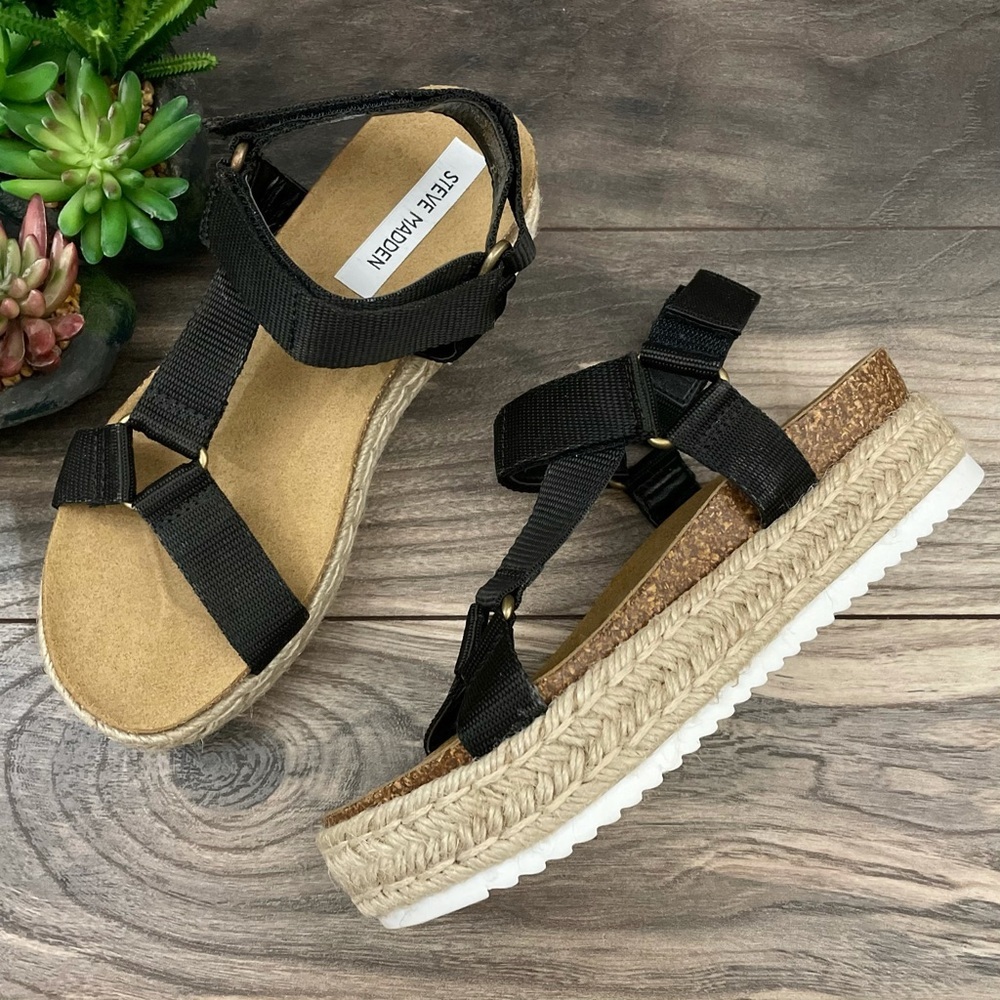 NEW Steve Madden Kaelan Espadrille Platform Sandal